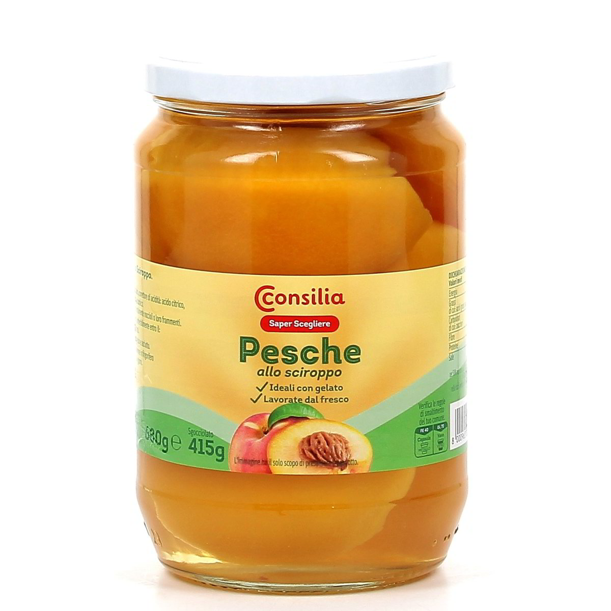 Consilia Pesche Allo Sciroppo 680 g - sgocciolato 415 g