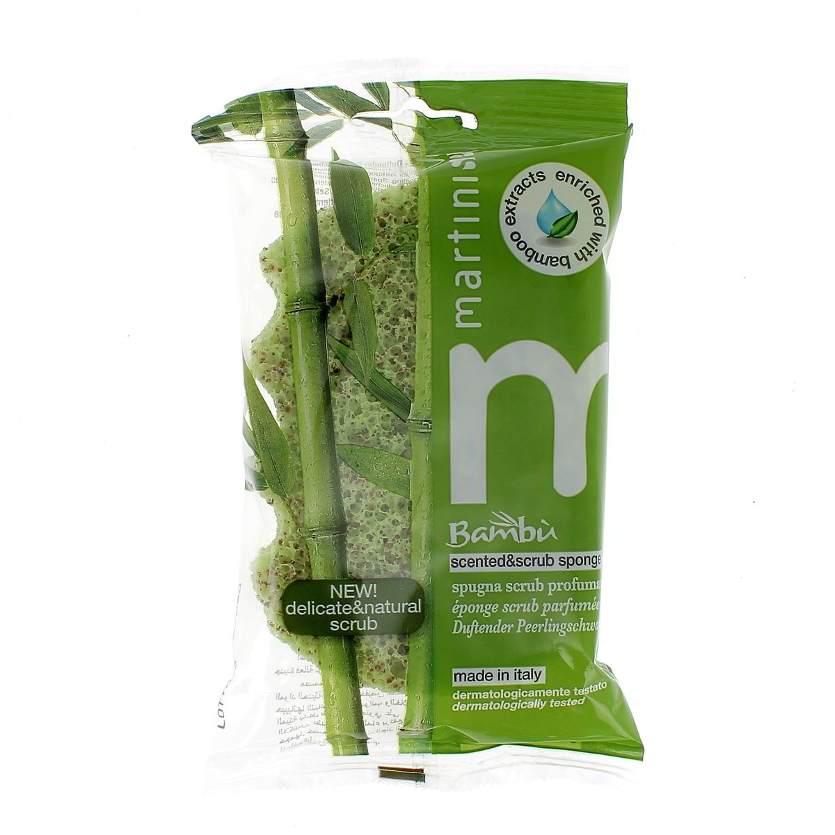 Martini Spugna Bambu Scrub 1 PEZZO