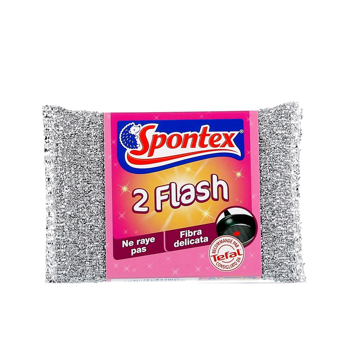 Spontex Panno Abrasivo Flash 2 pezzi