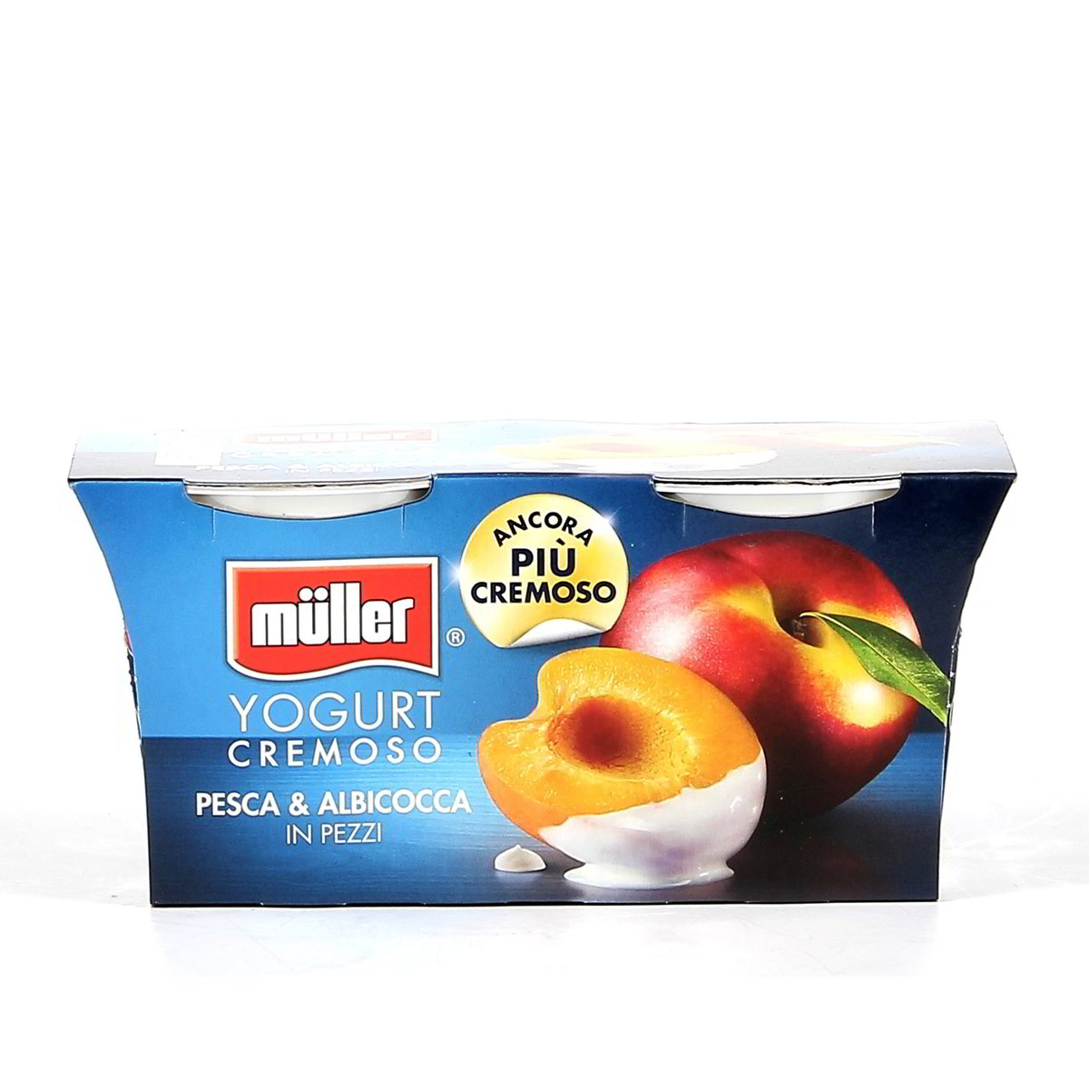 Müller Yogurt Cremoso Pesca E Albicocca In Pezzi 2x125 g