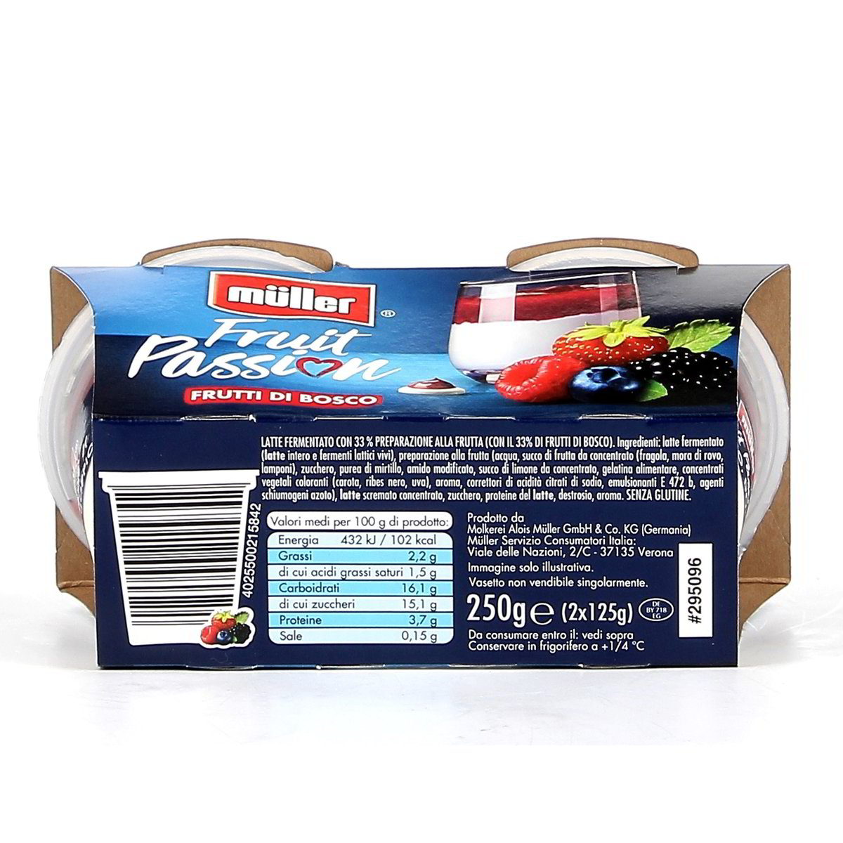 Müller Fruit Passion Frutti Di Bosco 2x125 g — immagine 3