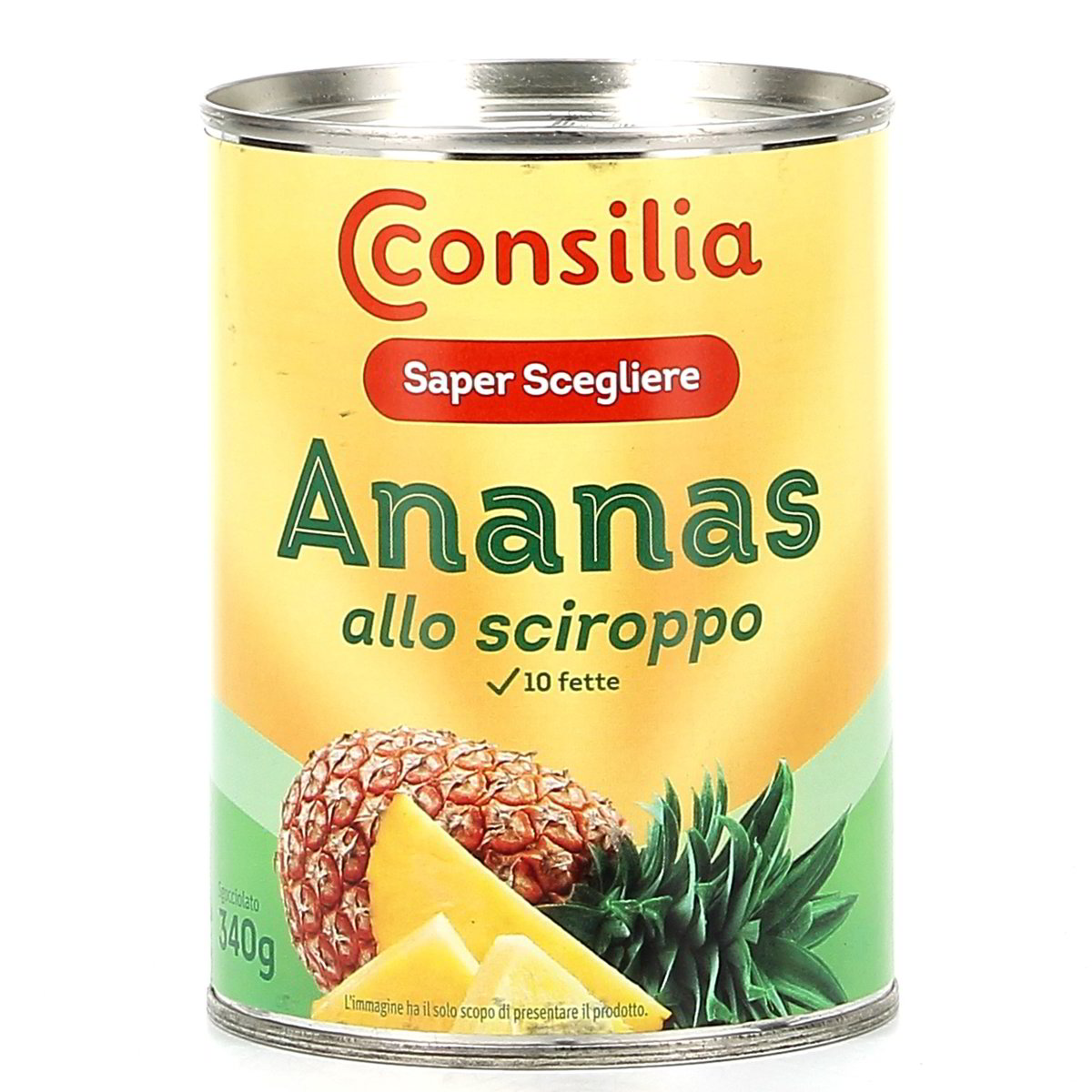 Consilia Ananas Allo Sciroppo 565 g - sgocciolato 340 g