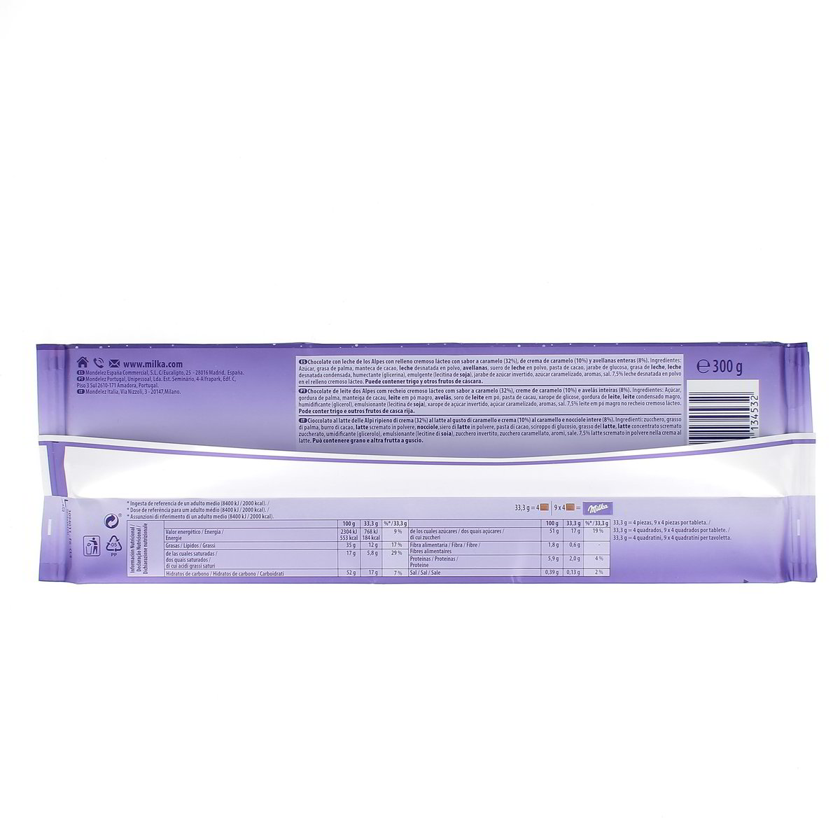 Milka Mmmax Caramello E Nocciole 300 g — immagine 3