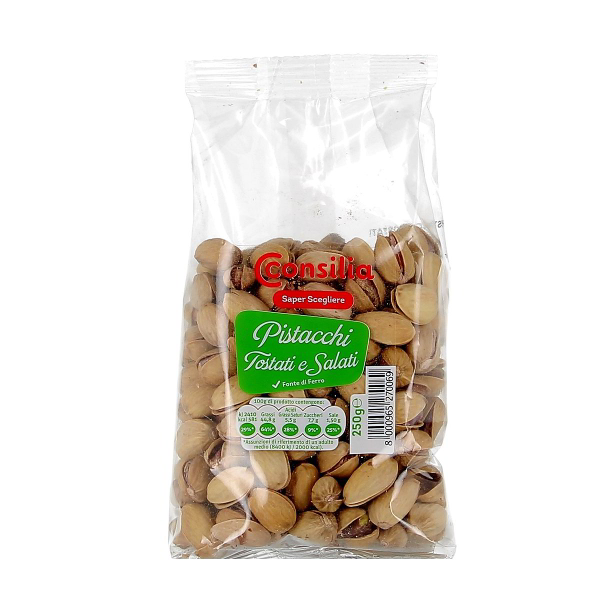Consilia Pistacchi Tostati E Salati 250 g
