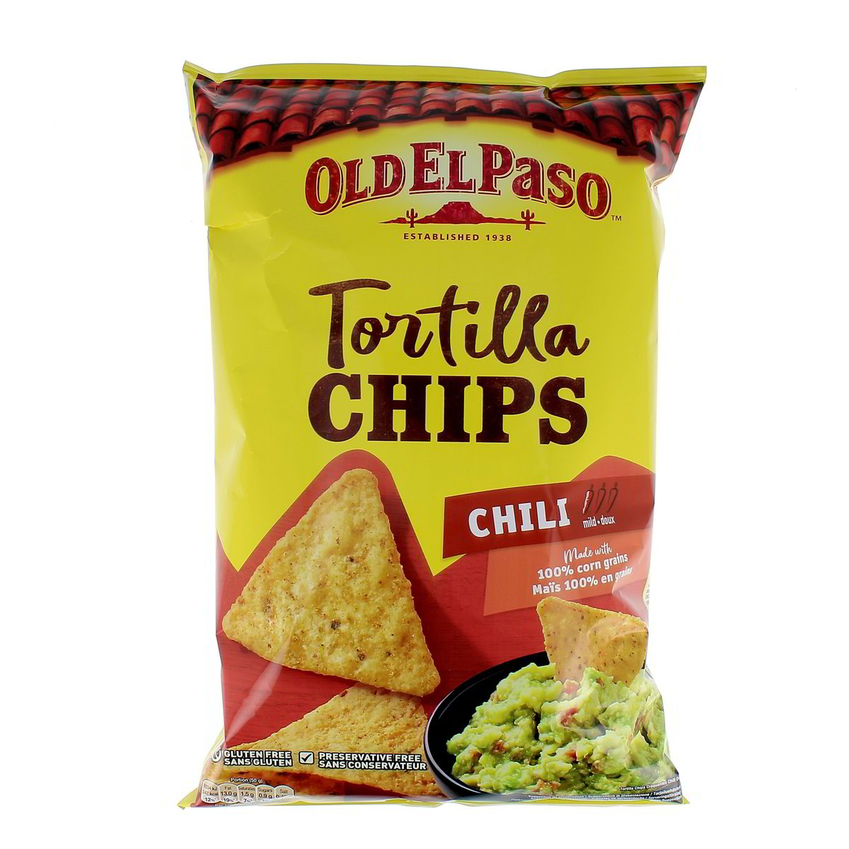 OLD EL Paso Tortilla Chips Chili Mild 185 g