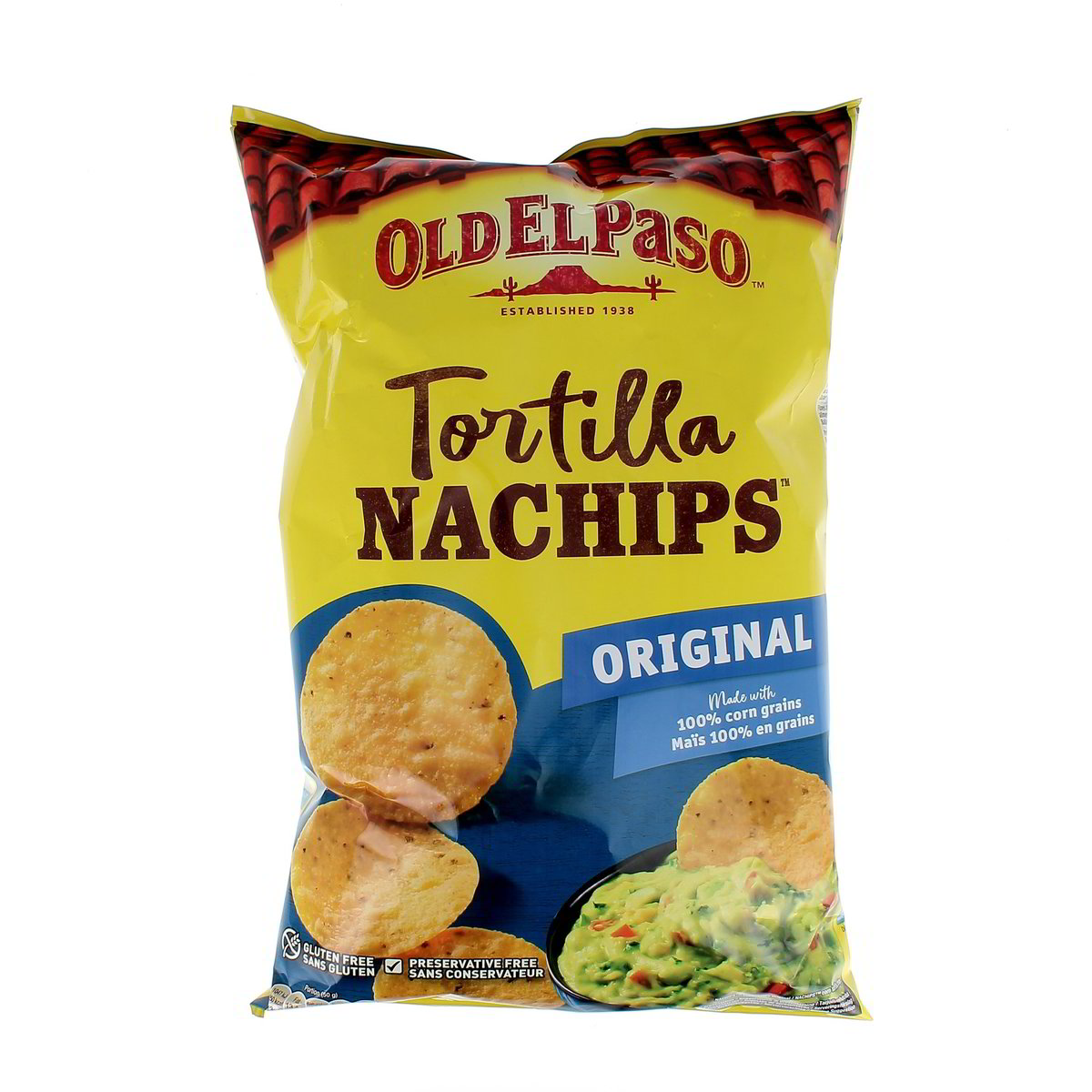 OLD EL Paso Tortilla Nachips Original 185 g