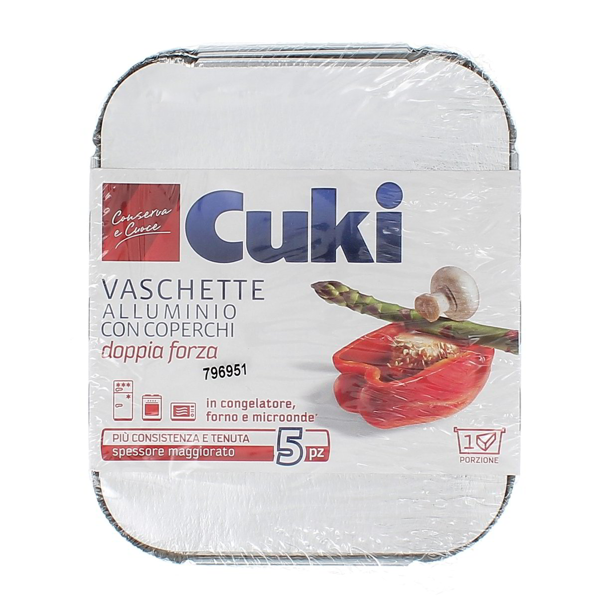 Cuki Vachette Con Coperchio 1 Porzione 5 pezzi