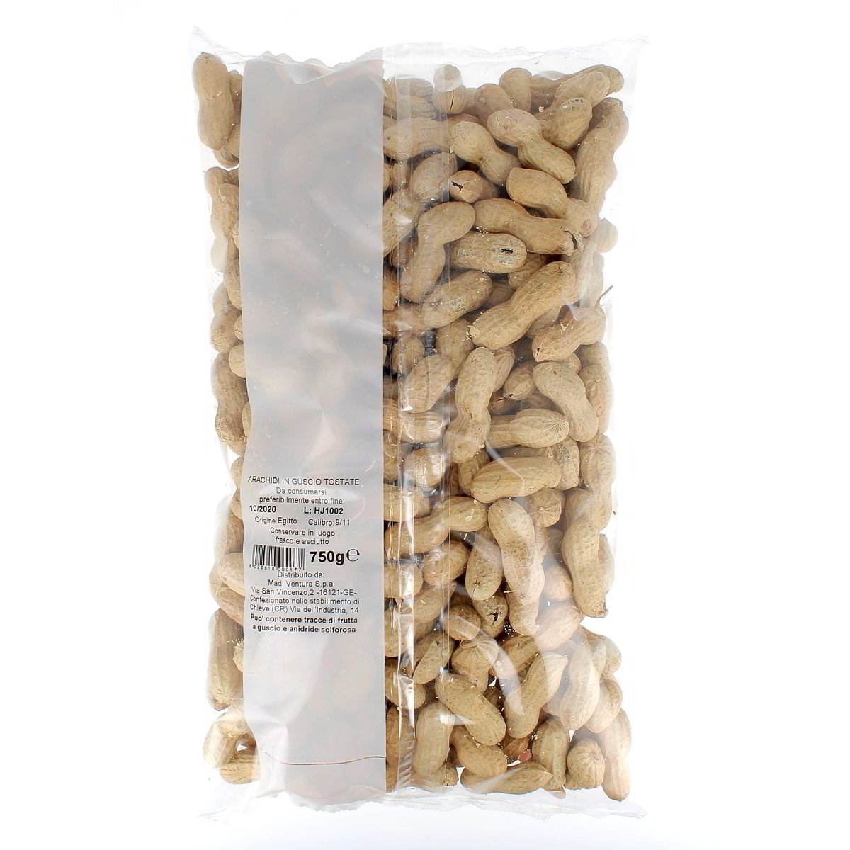 Ventura Arachidi In Guscio Tostate 750 g