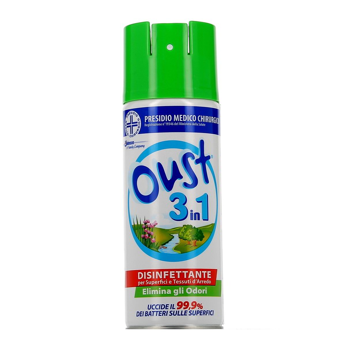 Oust 3In1 Elimina Gli Odori Disinfettante 400 ml