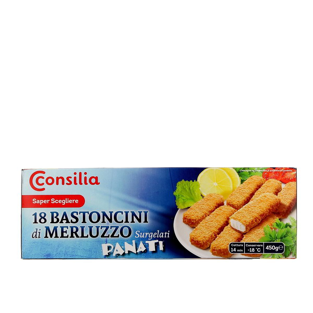 Consilia 18 Bastoncini Di Merluzzo Panati 450 g