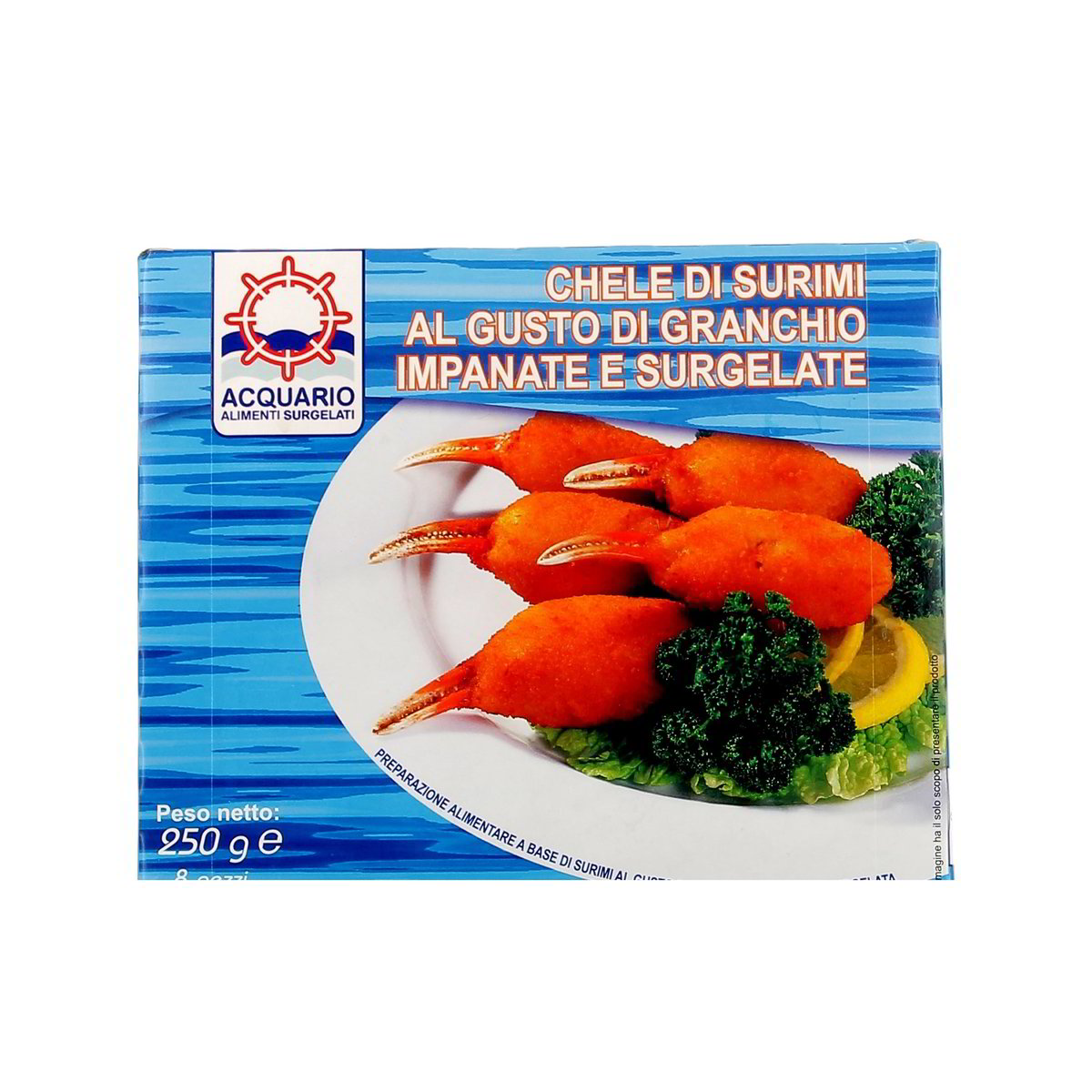 Acquario Chele Di Granchio Panate 250 g