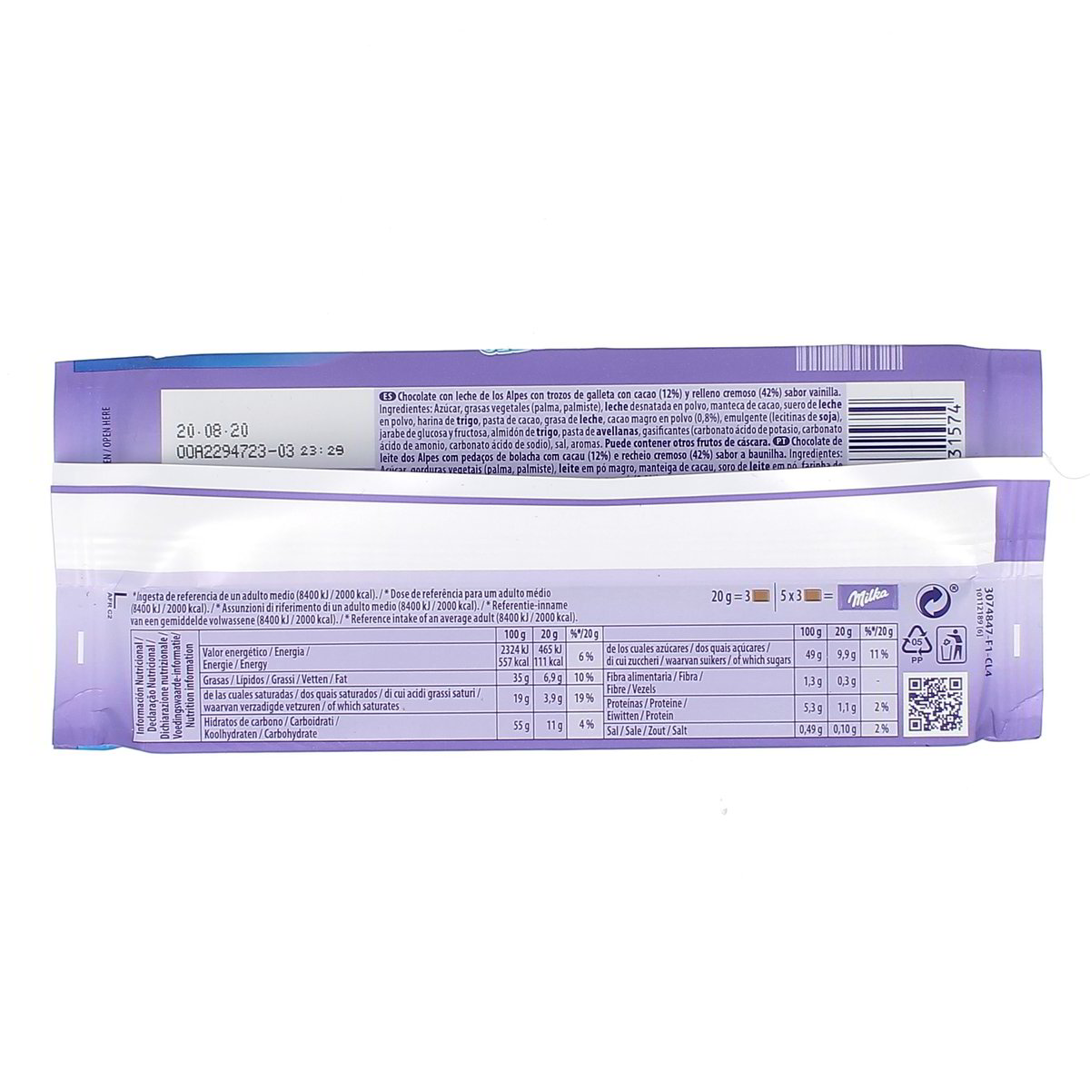 Milka Cioccolato E Oreo 100 g — immagine 3
