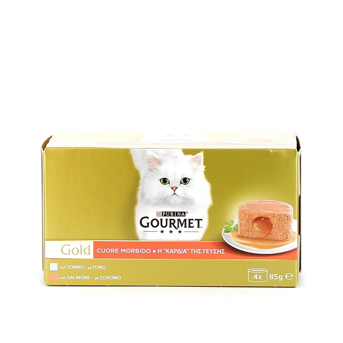 Purina GOURMET GOLD CON TONNO E SALMONE x4 340 g