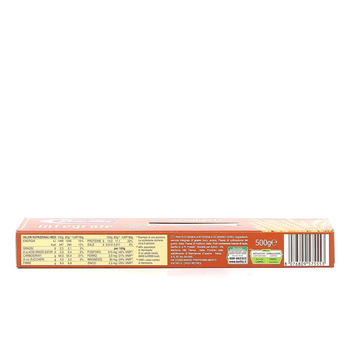 Barilla Spaghetti Integrali 500 g — immagine 3