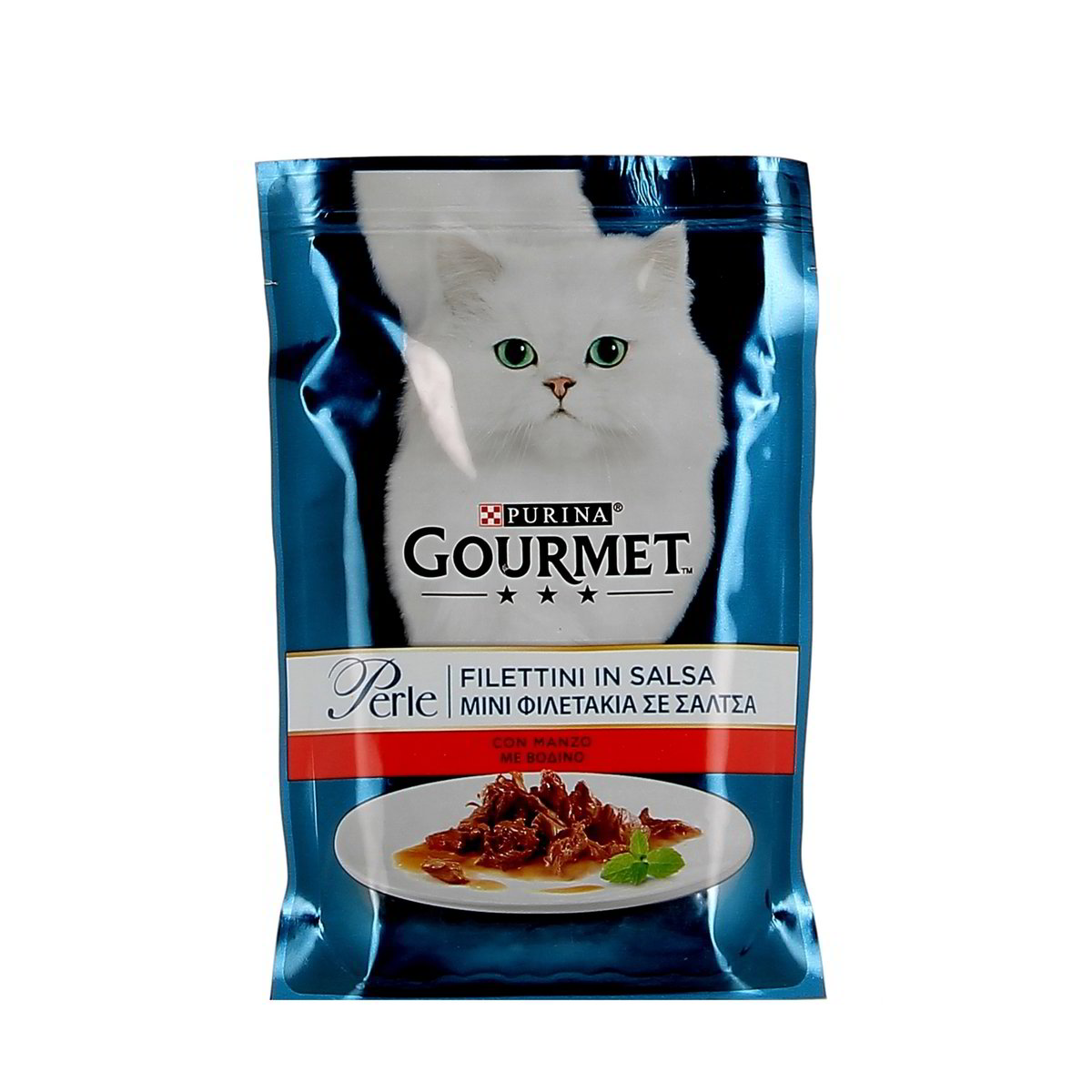 Purina Gourmet Perle Filettini In Salsa E Manzo 85 g