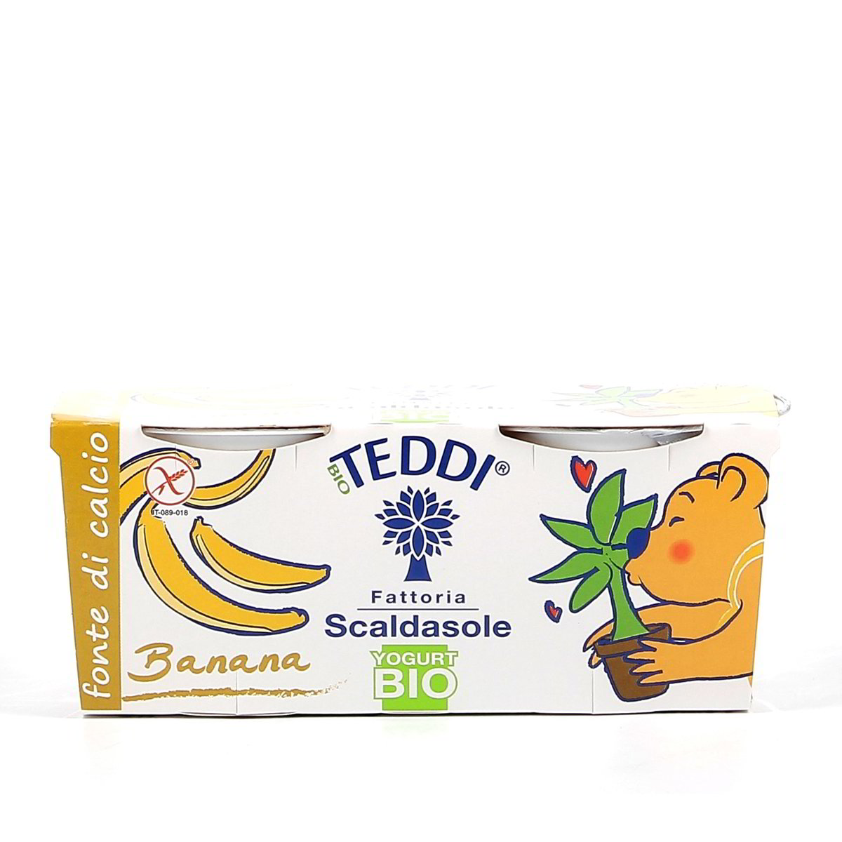 Fattoria Scaldasole Teddi Yogurt Intero Bio Con Banana 2x115 g