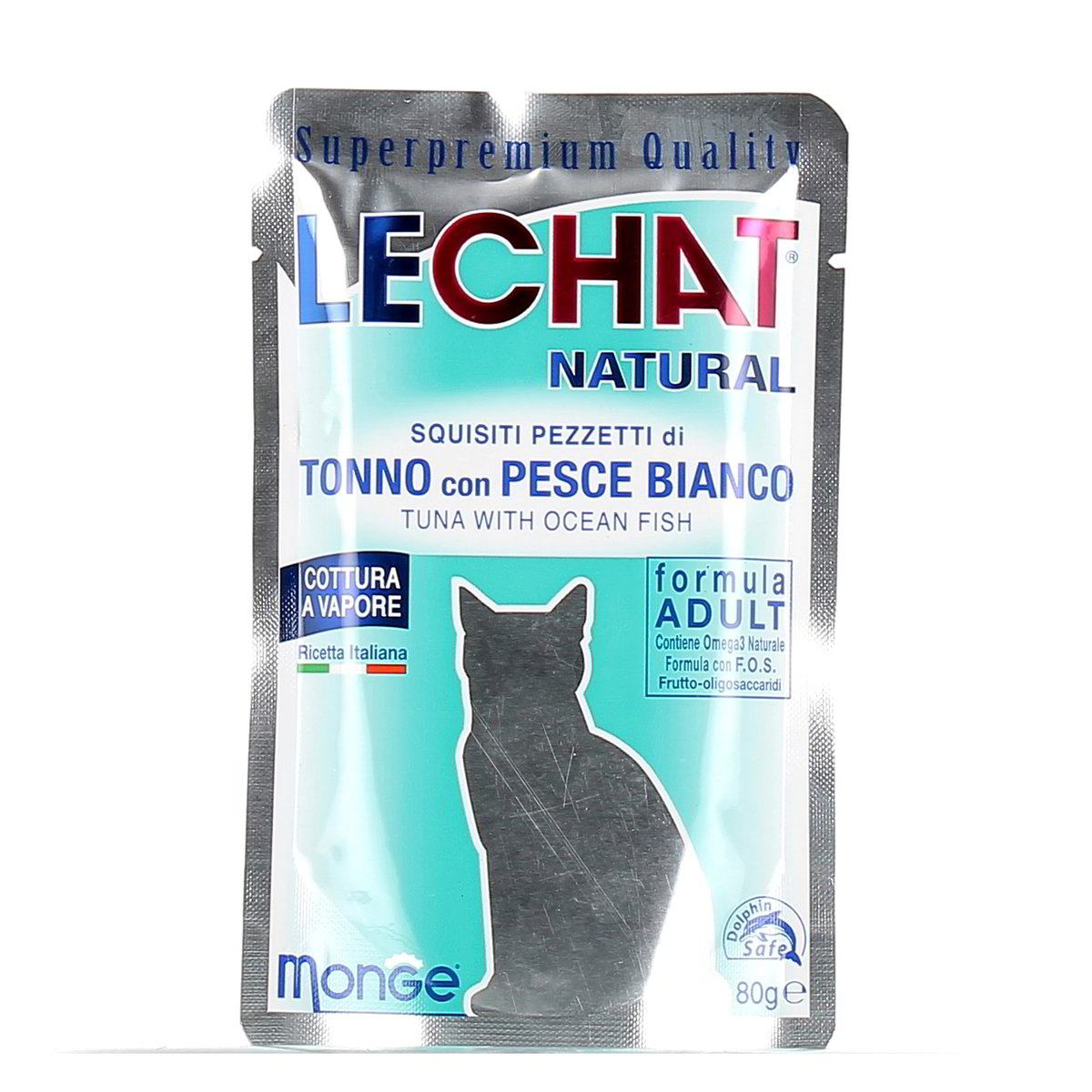 Le Chat Natural Tonno Con Pesce Bianco Adult 80 g