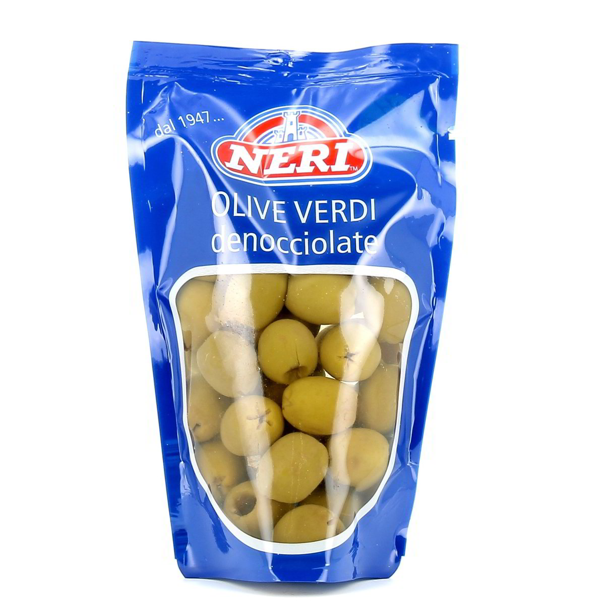 Neri Olive Verdi Denocciolate 185 g - sgocciolato 85 g