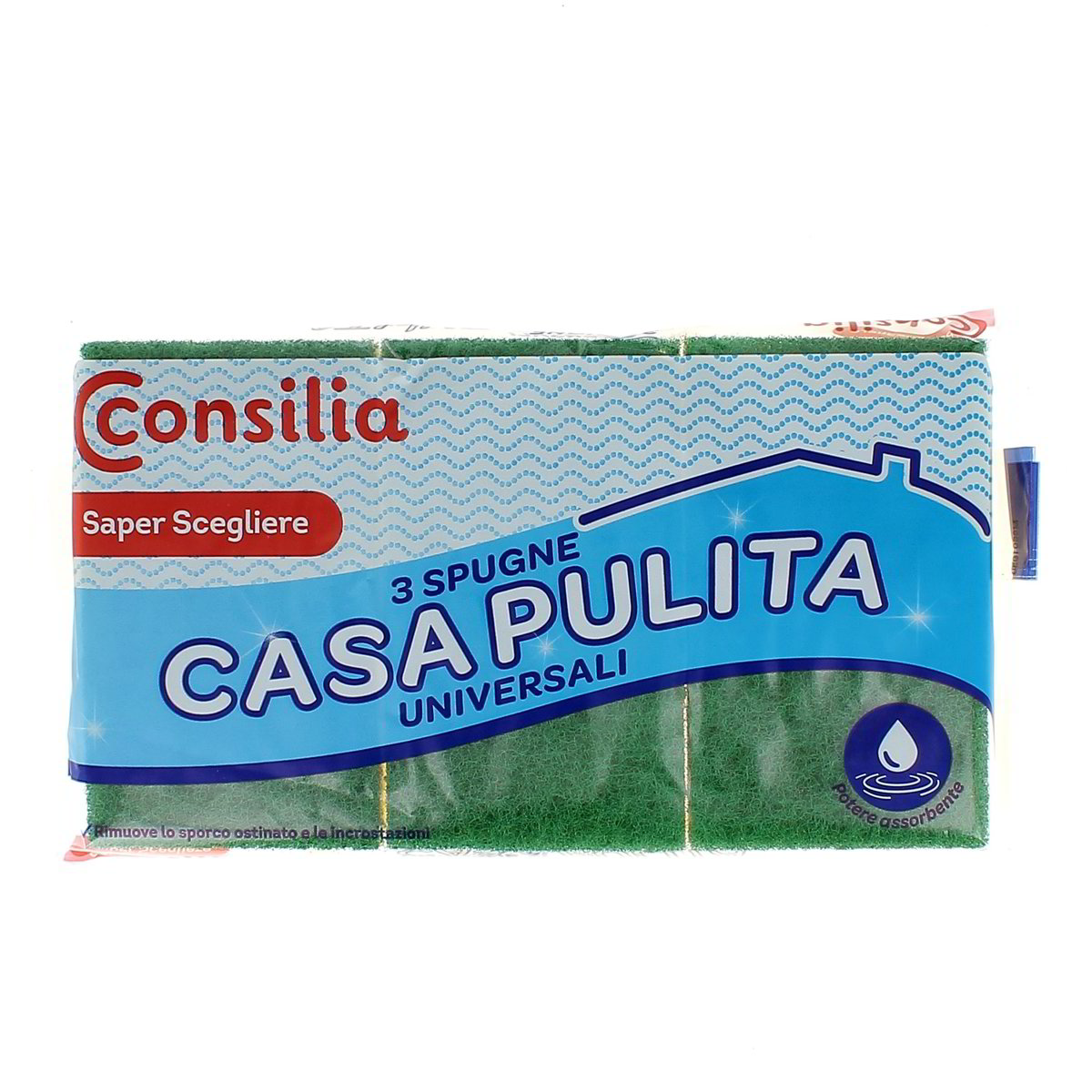 Consilia Spugne Casa Pulita Universali 3 pezzi
