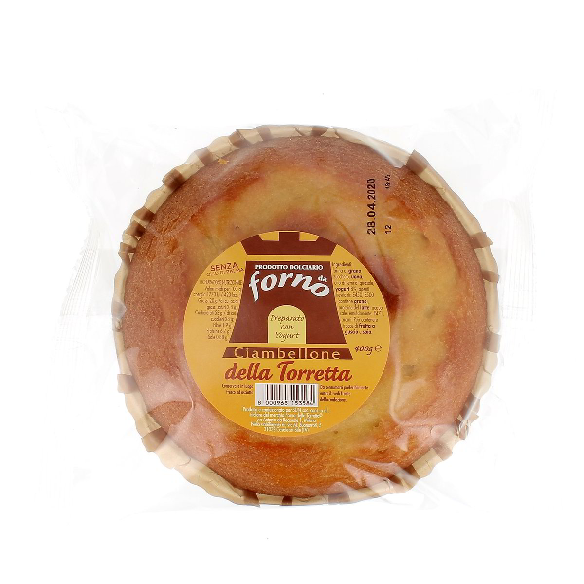 Forno della Torretta Ciambellone Preparato Con Yogurt 400 g