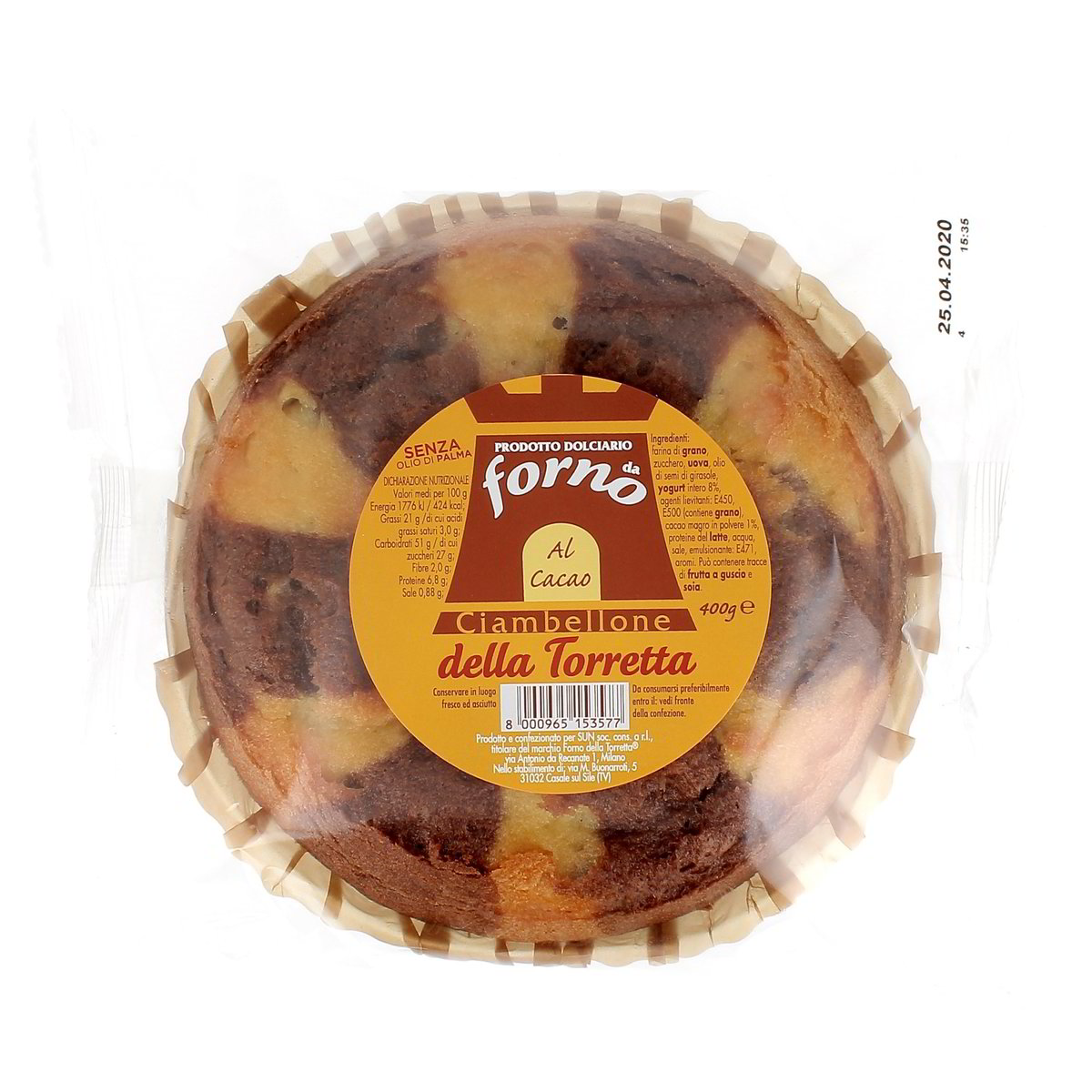 Forno della Torretta Ciambellone Al Cacao 400 g