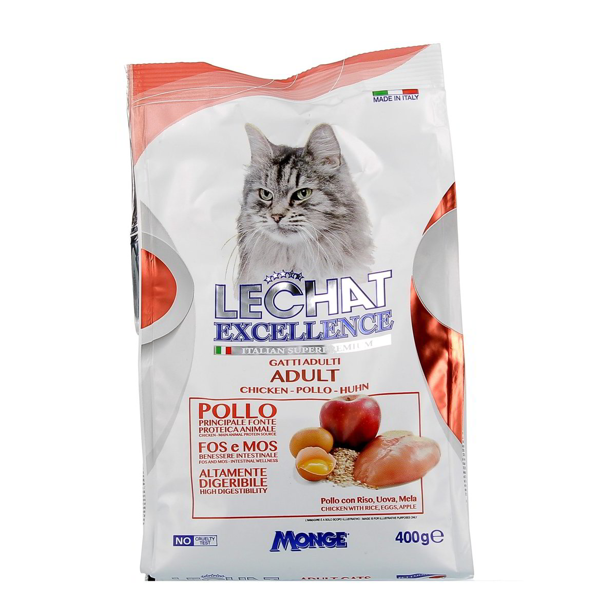 Le Chat Excellence Pollo Con Riso Uova Mela Adult 400 g