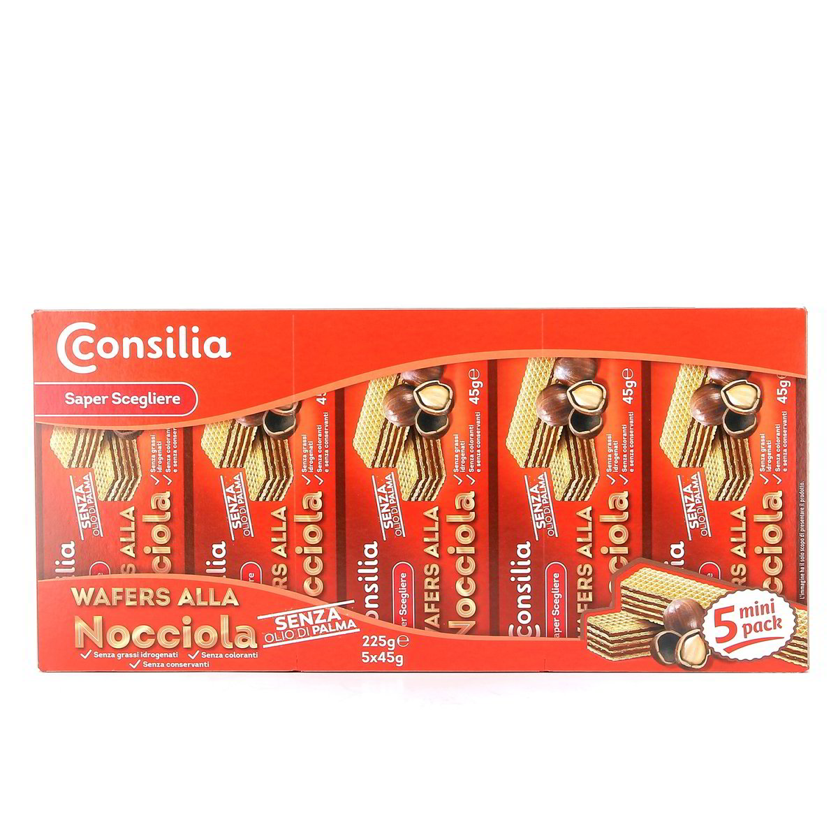 Consilia Wafers Alla Nocciola 225 g