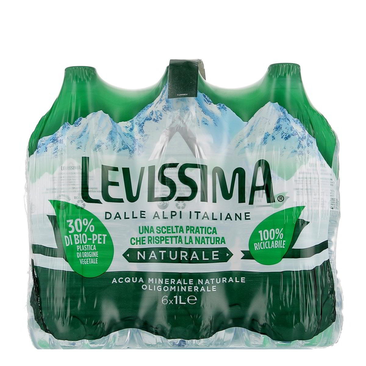 Levissima Acqua Naturale Bio-Pet 6 bottiglie GRANDI da 1 l