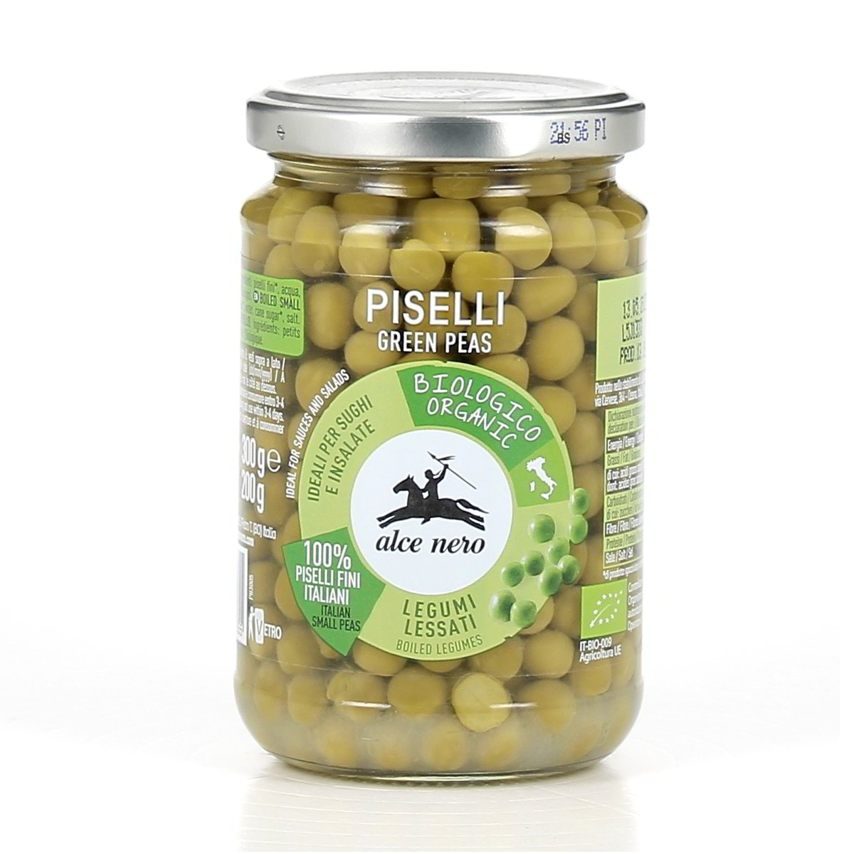 Alce Nero Piselli Bio 300 g - sgocciolato 200 g