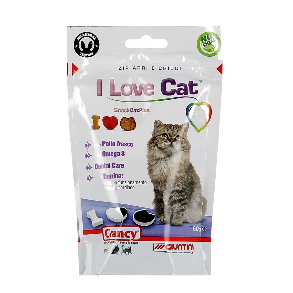Crancy I Love Cat Con Pollo E Omega 3 60 g