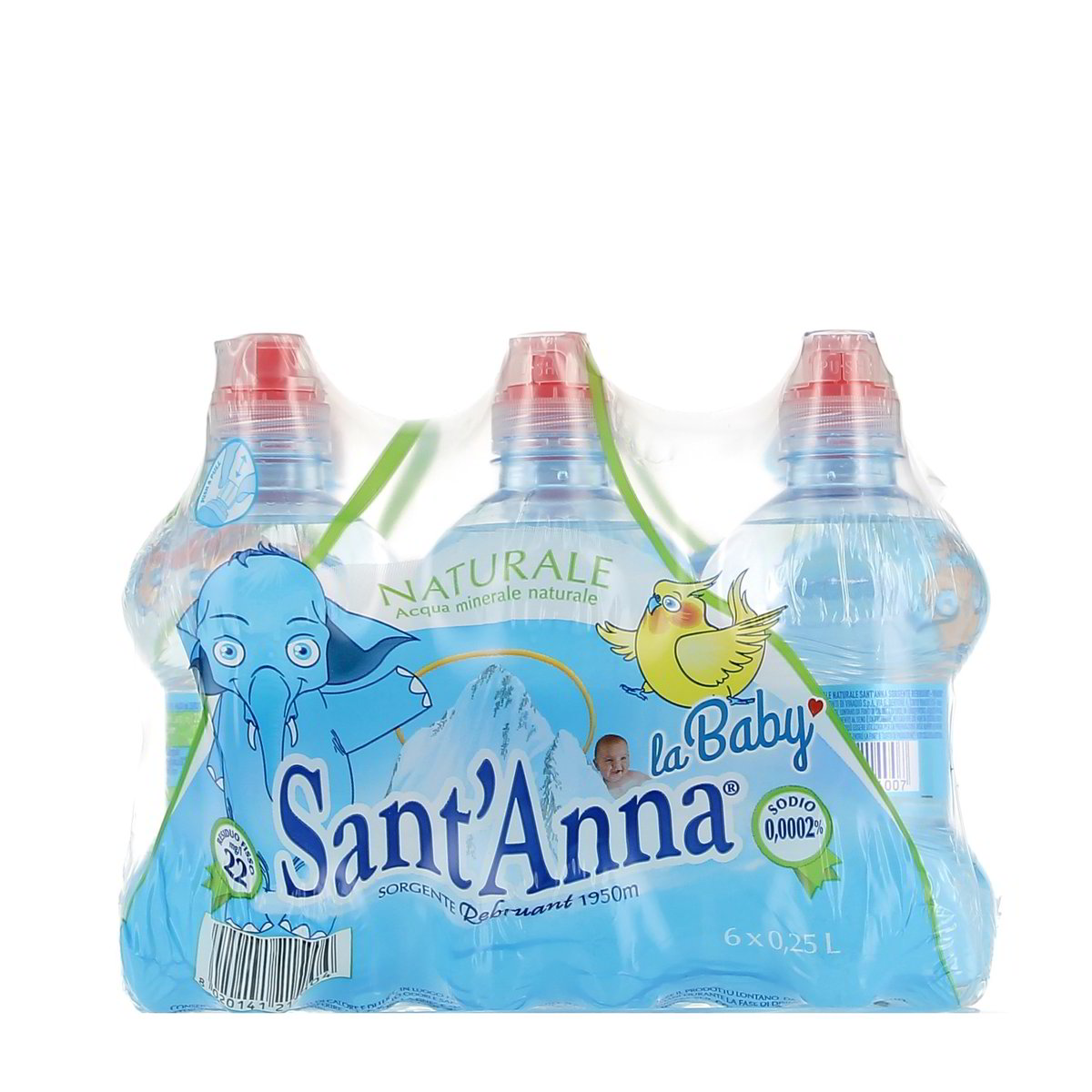 Sant'Anna Acqua Naturale Baby 6 bottiglie PICCOLE da 250 ml