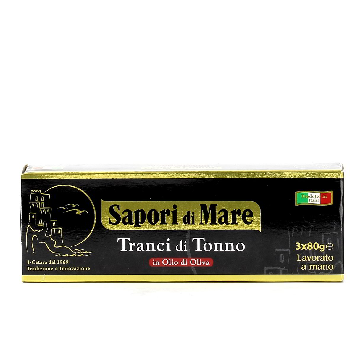 Sapori di Mare Tranci Di Tonno In Olio Di Oliva 3x80 g - sgocciolato 3x52 g