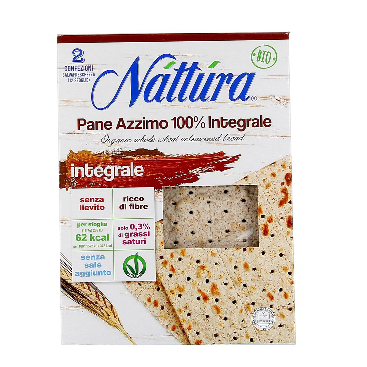 Nattura Pane Azzimo 100% Integrale Bio 200 g