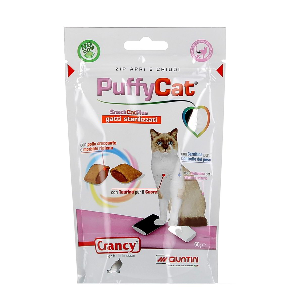 Crancy Puffycat Sterilizzati Con Pollo 60 g