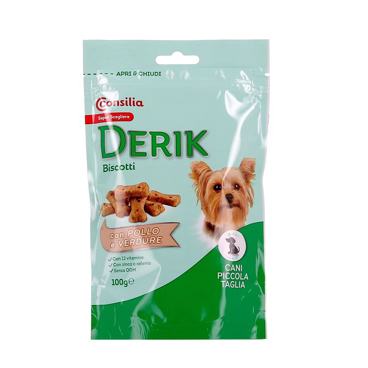Consilia Derik Biscotti Con Pollo E Verdure Piccola Taglia 100 g
