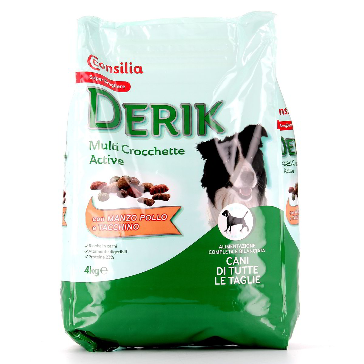 Consilia Derik Multi Crocchette Active Con Manzo Pollo E Tacchino 4 kg