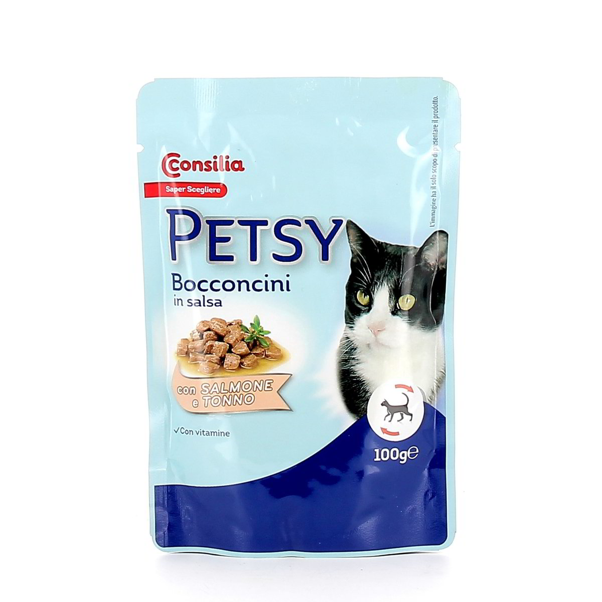 Consilia Petsy Bocconcini In Salsa Con Salmone E Tonno 100 g