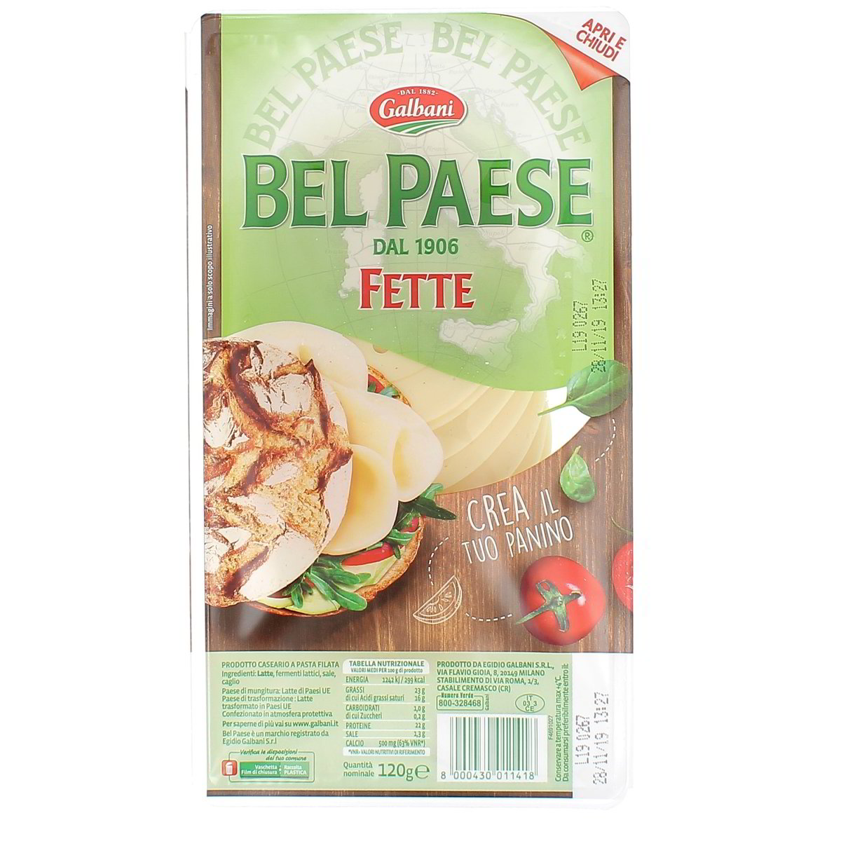 Galbani Bel Paese Fette 120 g
