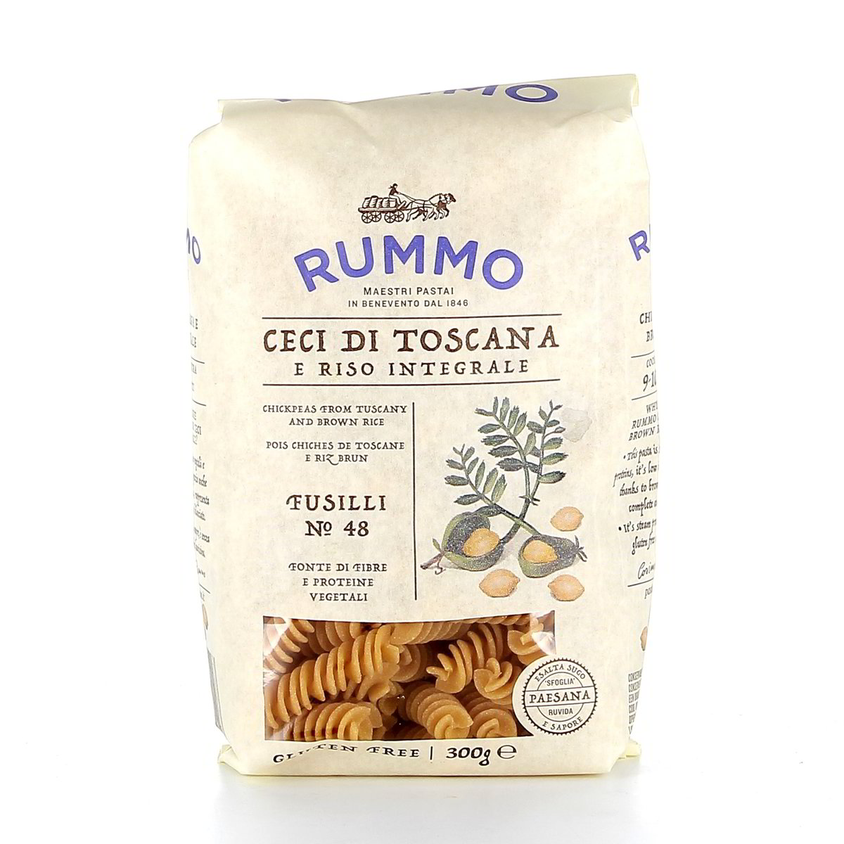 Rummo Fusilli Integrali Di Ceci E Riso N.48 300 g