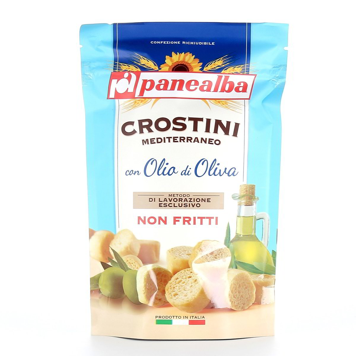 Panealba Crostini Mediterraneo Con Olio Di Oliva Non Fritti 100 g
