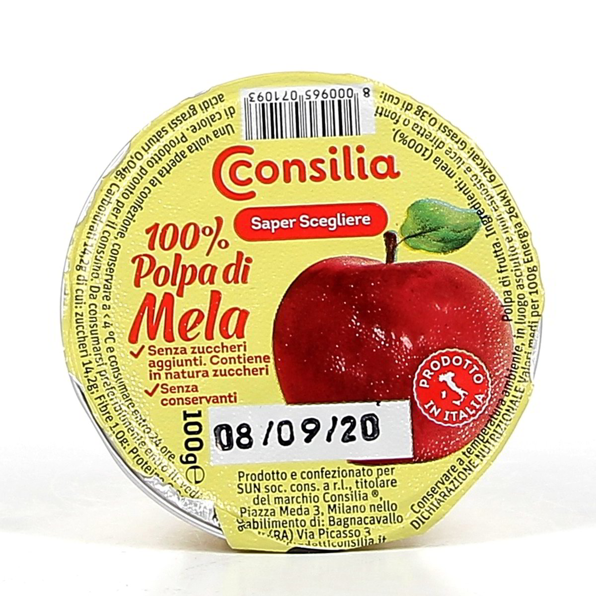 Consilia 100% Polpa Di Mela 100 g