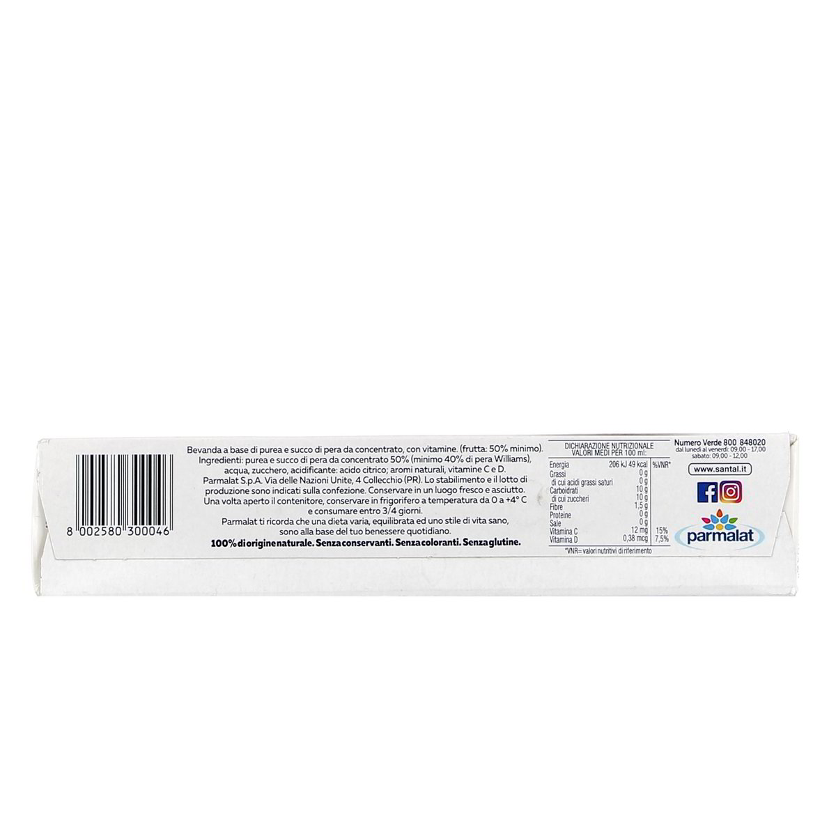 Santal Pera Con Varietà Williams 3x200 ml — immagine 3