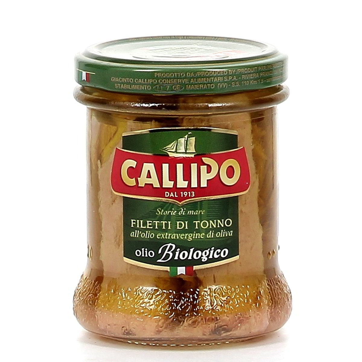 Callipo Filetti Di Tonno All’olio Extravergine Di Oliva Bio 170 g - sgocciolato 111 g