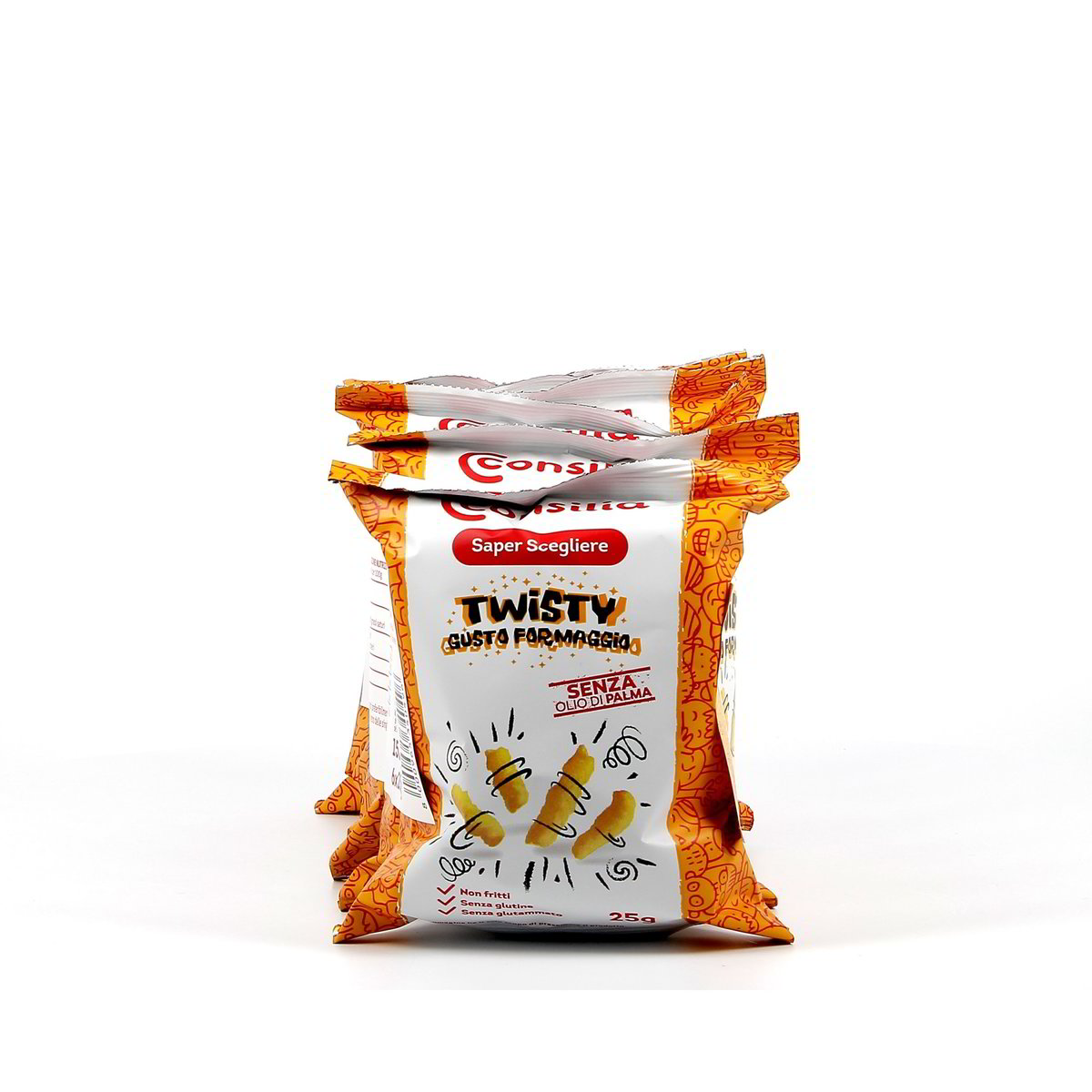 Consilia TWISTY GUSTO FORMAGGIO x6 150 g