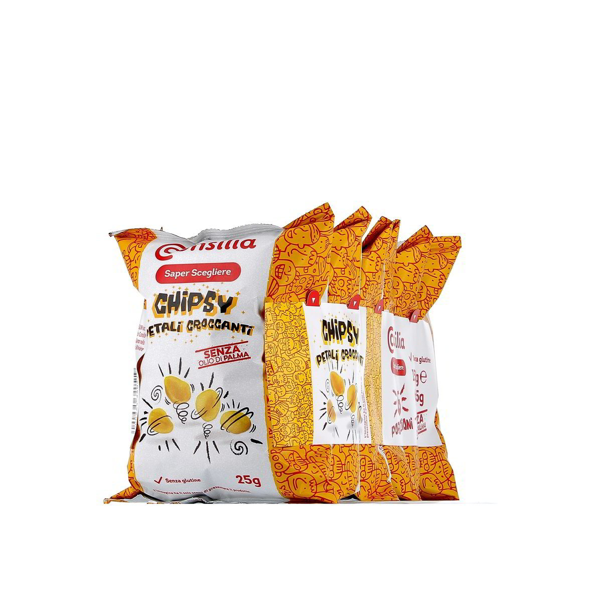 Consilia CHIPSY PETALI CROCCANTI x6 150 g