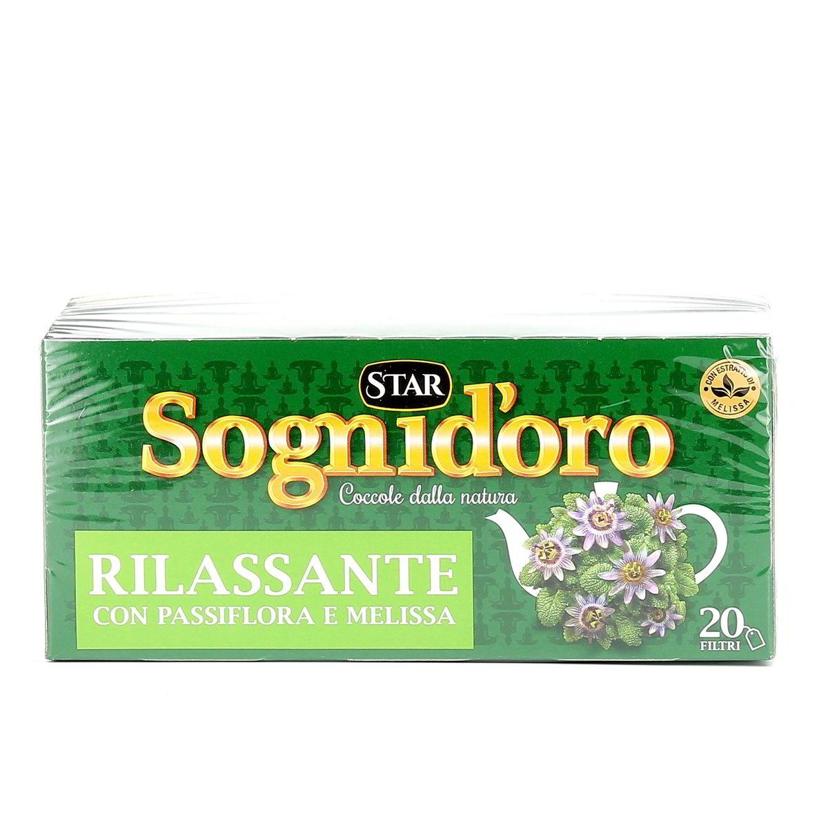 Sognid'Oro Tisana Rilassante Con Passiflora E Melissa 20 Filtri 40 g