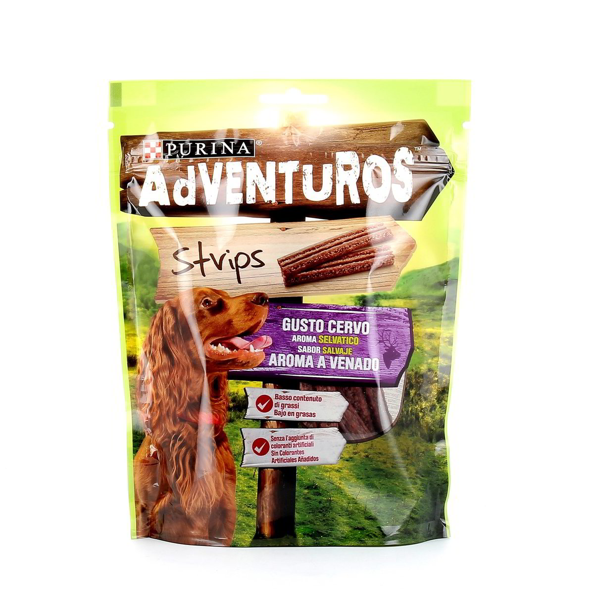 Purina Adventuros Strips Gusto Cervo 90 g