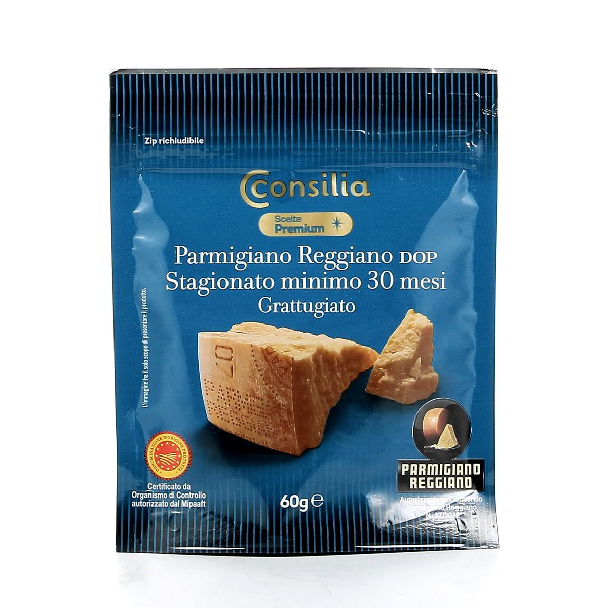 Consilia Parmigiano Reggiano Grattugiato Dop Stagionato 30 Mesi 60 g
