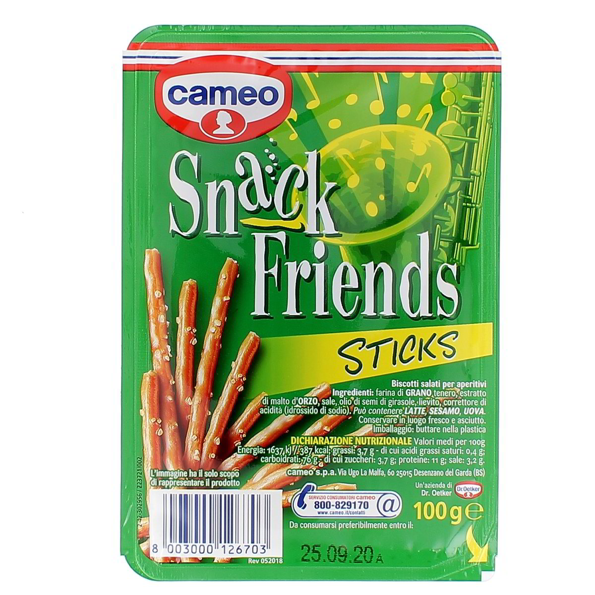 Cameo Snack Firends Sticks 100 g