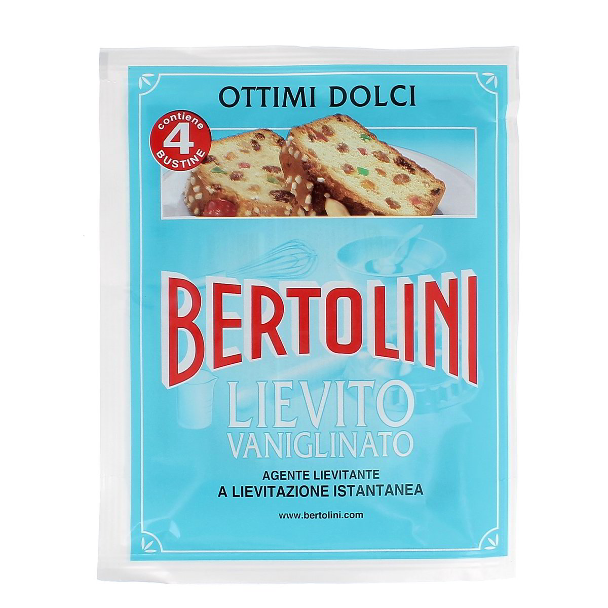 Bertolini Lievito Vanigliato 4x16 g